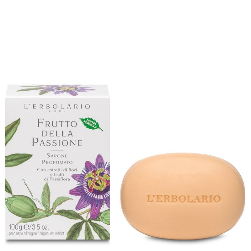 L'ERBOLARIO Frutto della Passione Sapone Profumato 100 g - Sapone Solido Esotico e Fruttato