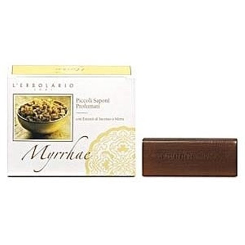 L'ERBOLARIO Myrrhae 6 Saponi da 30 g - Set di Saponi Solidi Profumati Orientali Mini Taglia