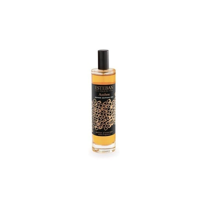 ESTEBAN Ambre Vaporisateur d'Ambiance 100 ml - Édition Sauvage Chic - Parfum d'Intérieur Oriental et Luxueux
