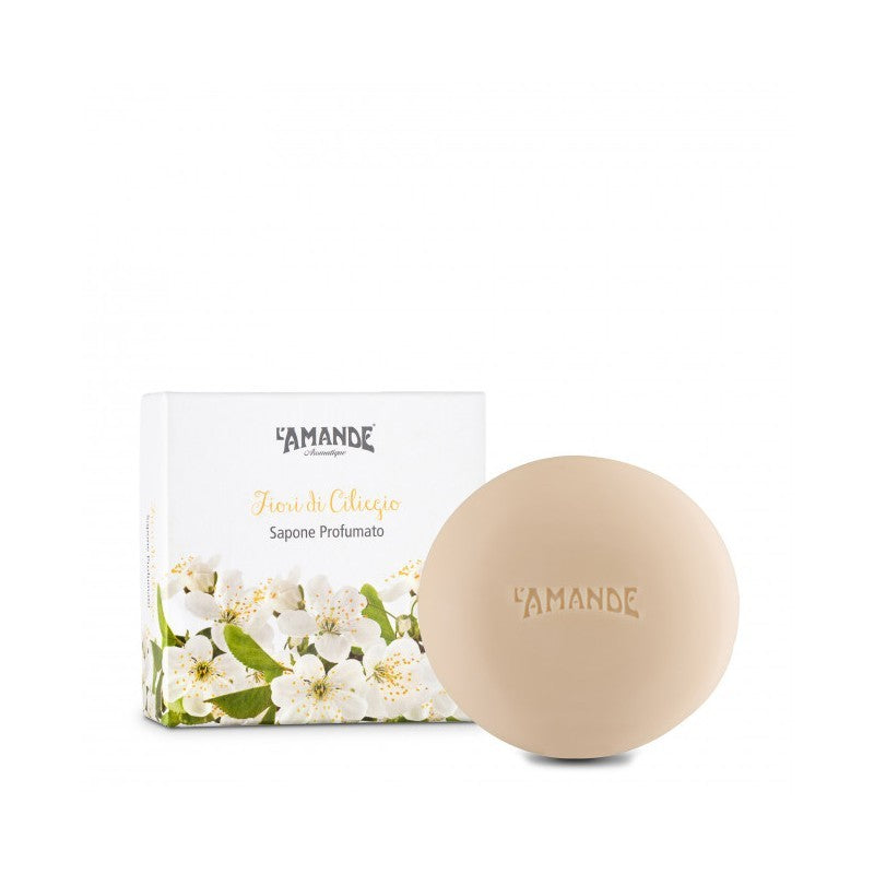 AMANDE Fiori di Ciliegio Sapone Profumato 100 g - Delicata Fragranza Floreale