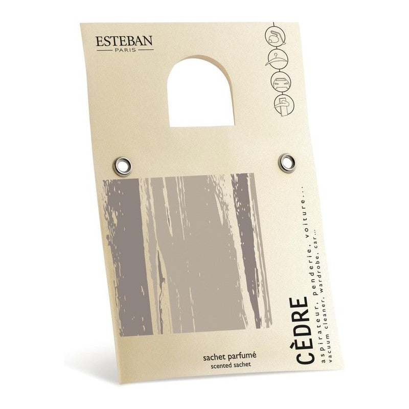 ESTEBAN Cèdre Sachet Parfumé - Sachet Parfumée Multi-usage Cèdre
