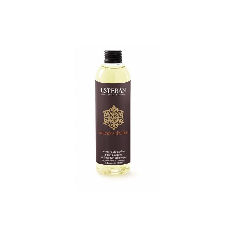 ESTEBAN Légendes d'Orient Recharge de Parfum 250 ml - Pour Bouquet et Diffuseur - Recharge Parfum Oriental Épicé