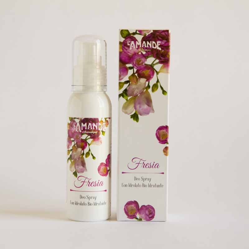 AMANDE Fresia Deo Spray 100 ml - Freschezza Floreale e Delicata Protezione