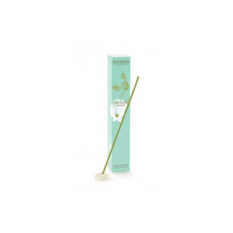 ESTEBAN Orchidée Blanche Encens Japonais - Encens Japonais Parfum Floral Poudré
