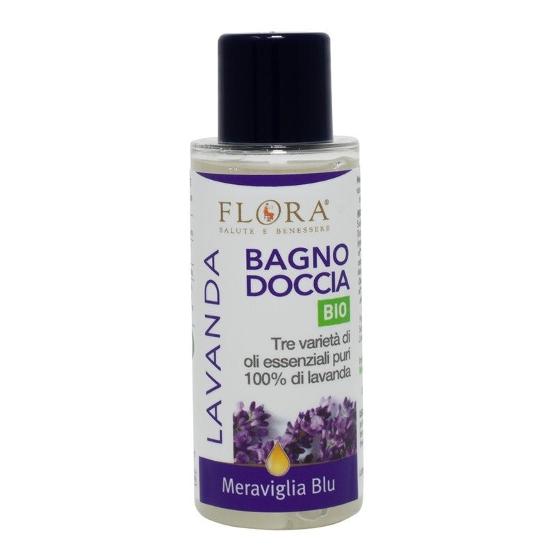 FLORA Bagnodoccia Blu 40 ml Bio Bdih - Gel Douche Bio Bleu Frais