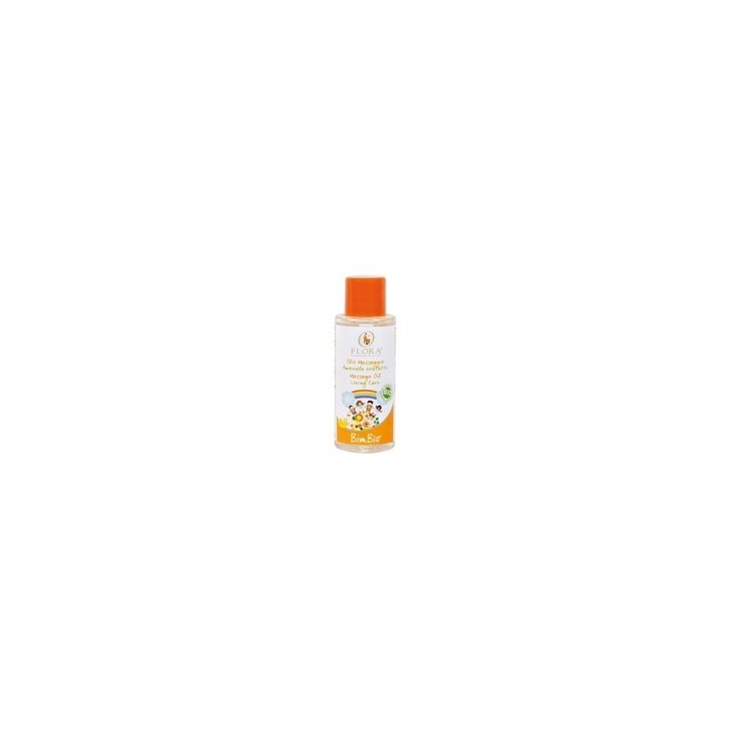 FLORA Olio da Massaggio Bimbio 40 ml Bio Bdih - Huile de Massage Bébé Bio