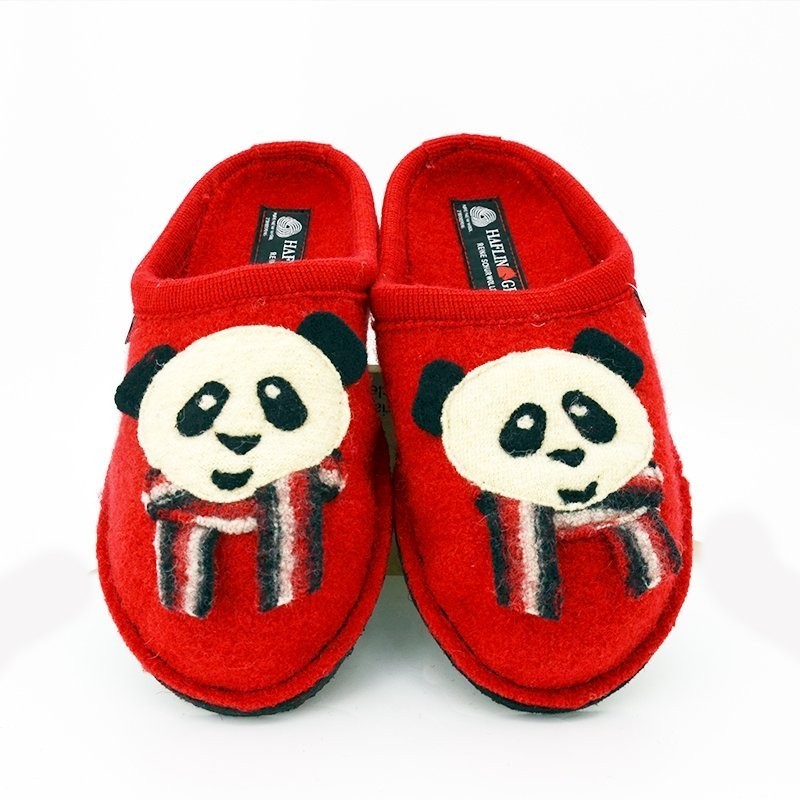 HAFLINGER Pantofole Panda Rosse Flair Panda Rubin N° 40
