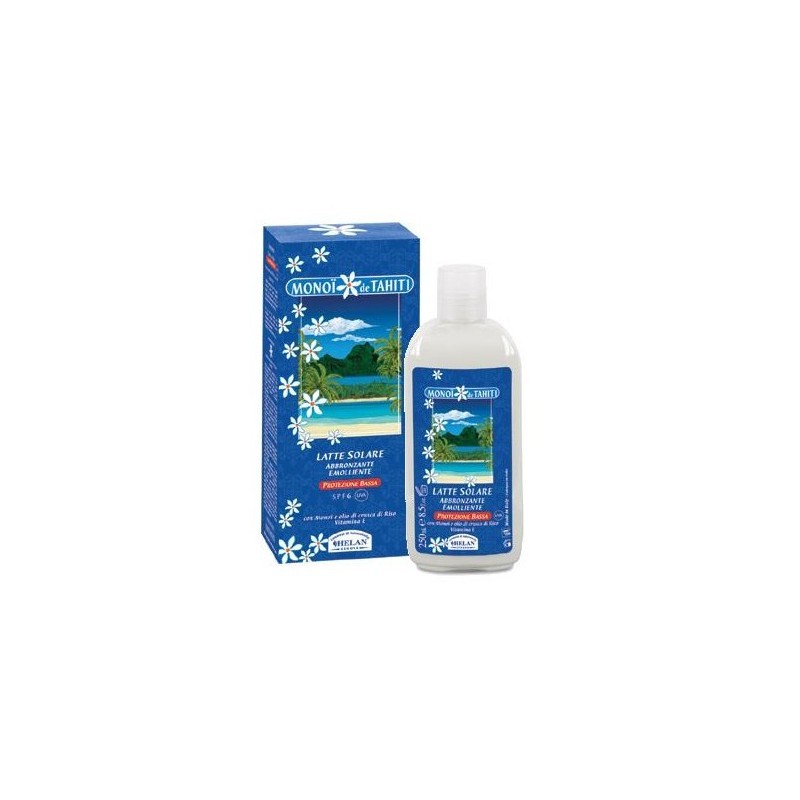 HELAN Monoi de Tahiti Latte Solare Protezione Bassa SPF 6 250 ml