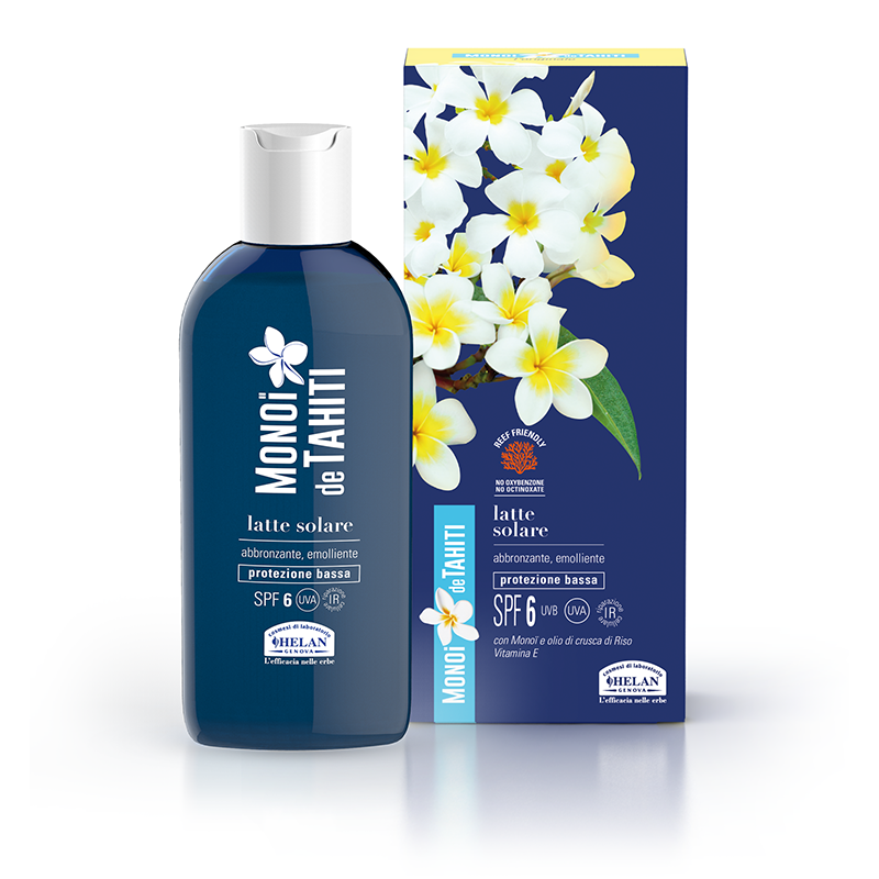 HELAN Monoi de Tahiti Latte Solare SPF 6 200 ml