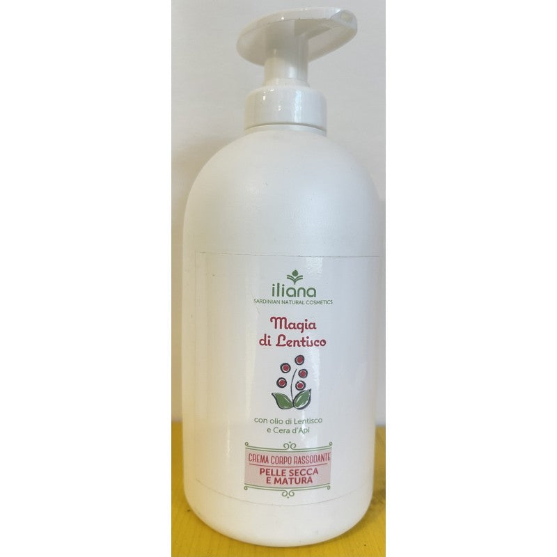 ILIANA Crema Corpo Lentisco Nutriente Rassodante Pelle Secca e Matura 400 ml