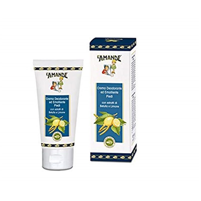 L'AMANDE Crema Deodorante Emolliente Piedi 100 ml