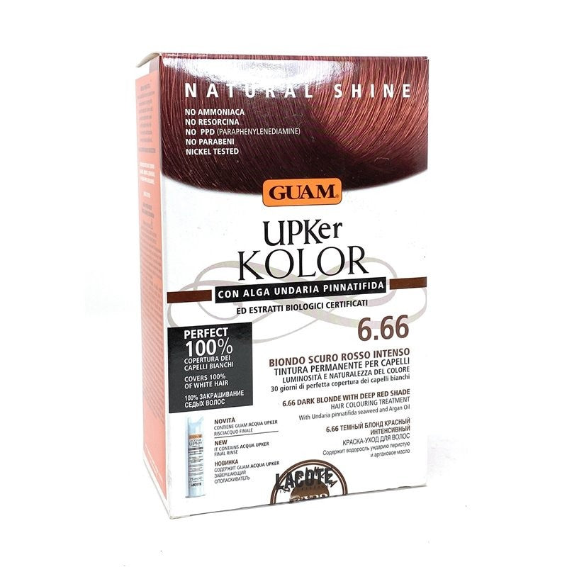 GUAM Upker Kolor 6.66 Biondo Scuro Rosso Intenso
