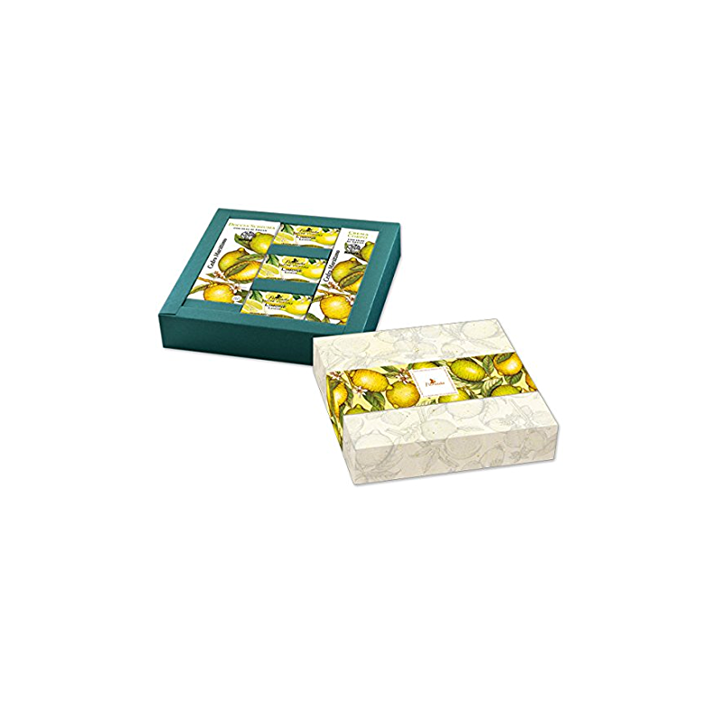 LA DISPENSA Scatola Doccia + Crema Corpo + 3 Saponi Gr. 50 Cedro Marittimo