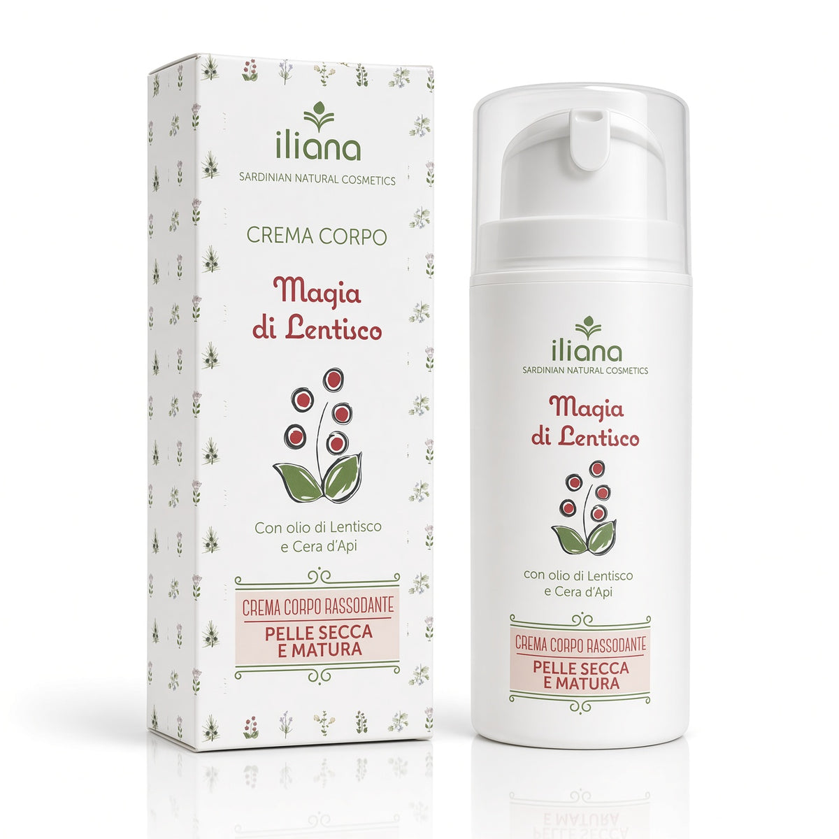 ILIANA Crema Corpo Lentisco Nutriente Rassodante 100 ml